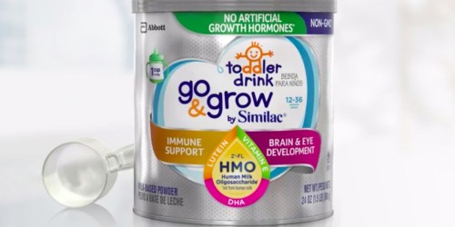 Amazon: Similac Go & Grow Toddler Drink 3-Pack Only $34.87 Shipped ($11.62 Per Container)