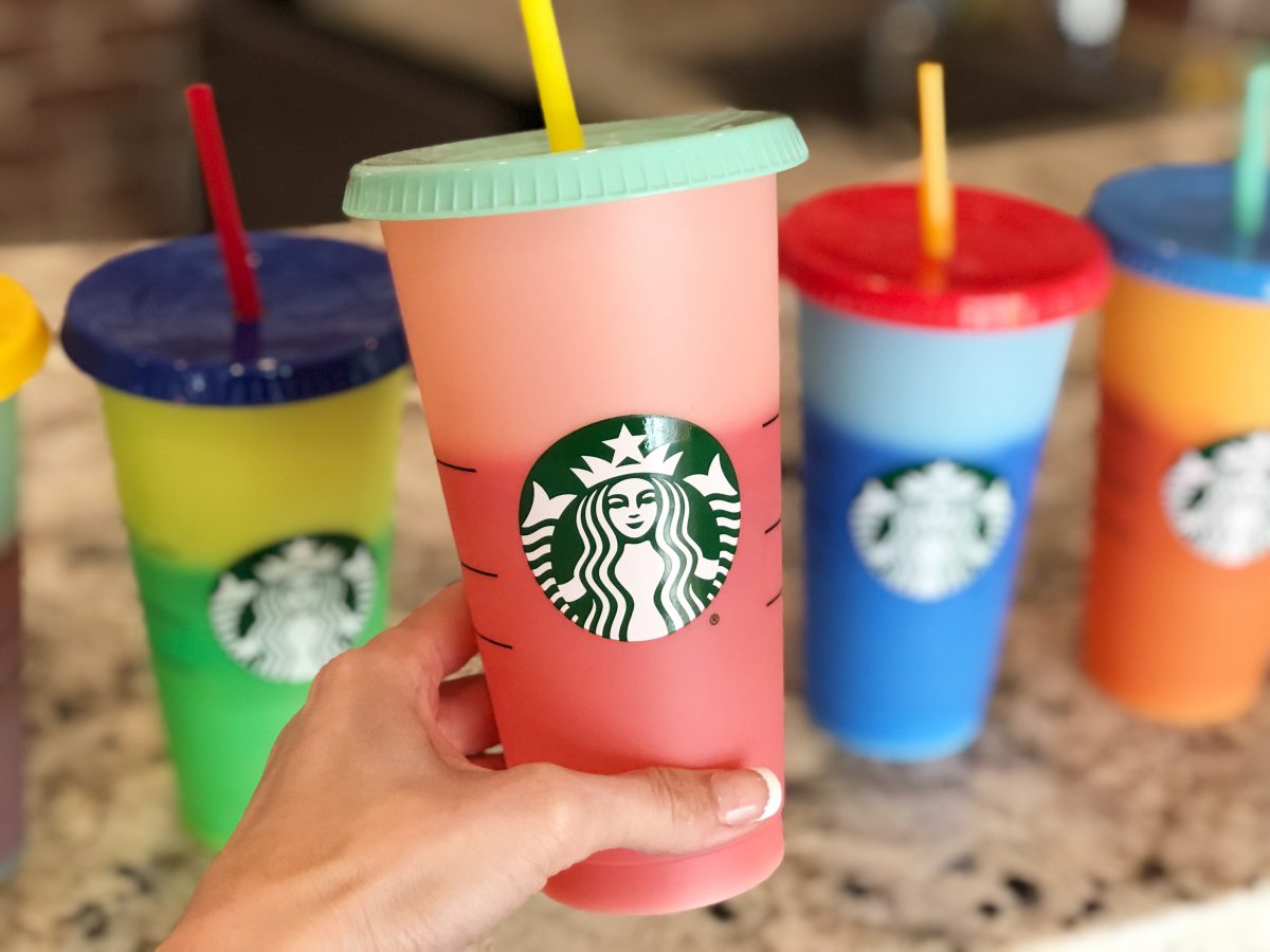 Starbucks Color-Changing Reusable Cups Pink
