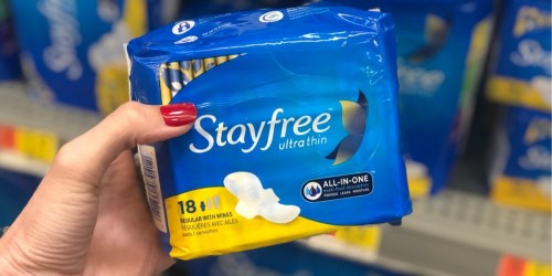 Stayfree Pads Only $1.86 Each After Cash Back at Walmart