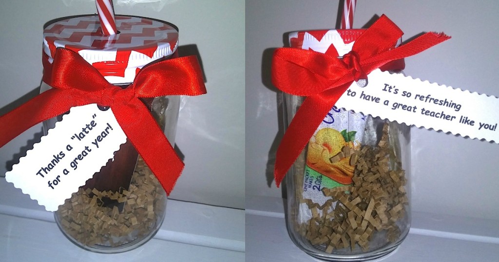 Dollar Tree teacher appreciation gift idea jars 