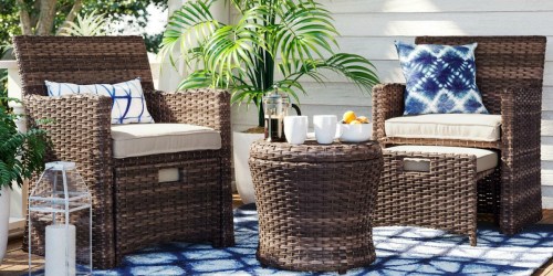 $150 Off Threshold 5-Piece Wicker Patio Set + Free Shipping on Target.com