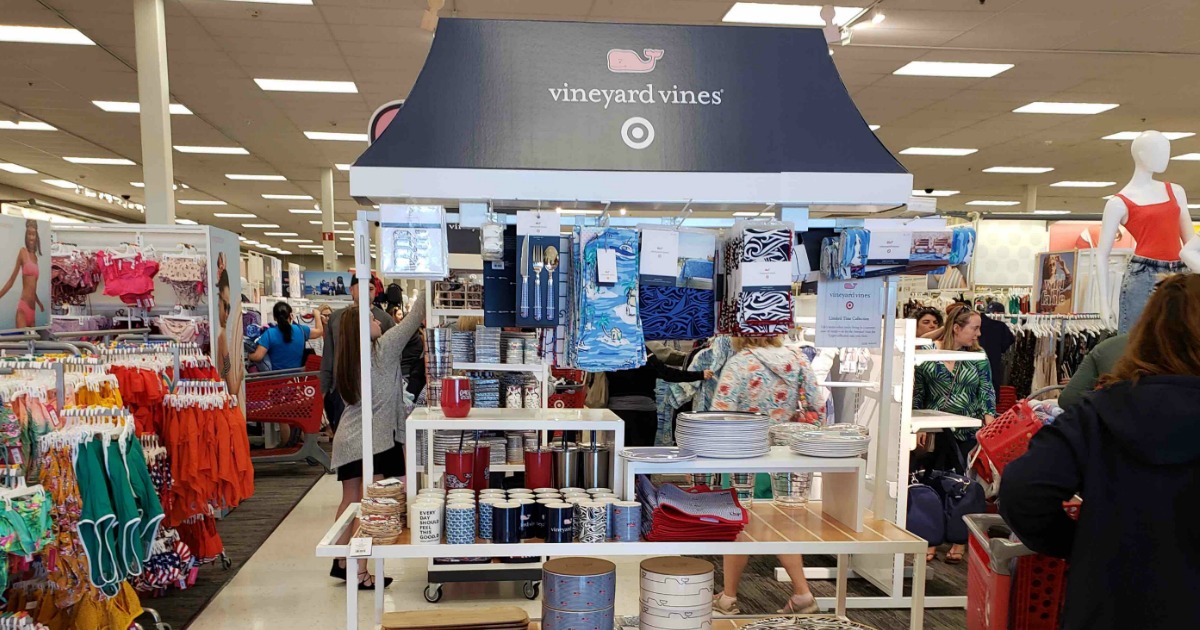 Vineyard Vines display at Target