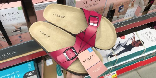 Ladies Footbed Sandals Only $9.99 at ALDI (Birkenstock Sandal Look-Alikes)