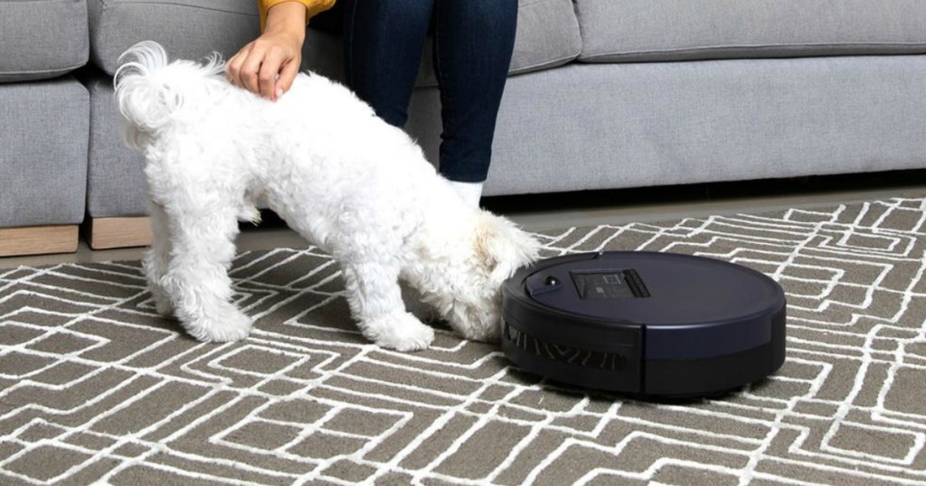 bObsweep PetHair Plus Robotic Vacuum Cleaner and Mop Midnight