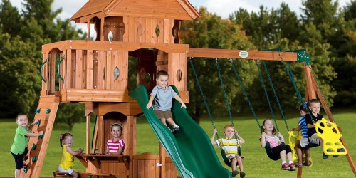 Backyard Discovery Cedar Swingset Only $998 Shipped (Regularly 1,223)