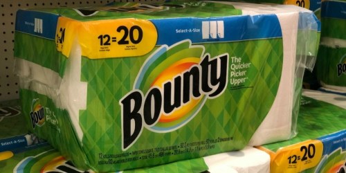 Bounty Mega Rolls 12-Pack Paper Towels Only $12.98 at Office Depot/OfficeMax