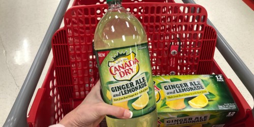 Canada Dry Ginger Ale & Lemonade 2-Liters Only 40¢ After Cash Back at Target + More
