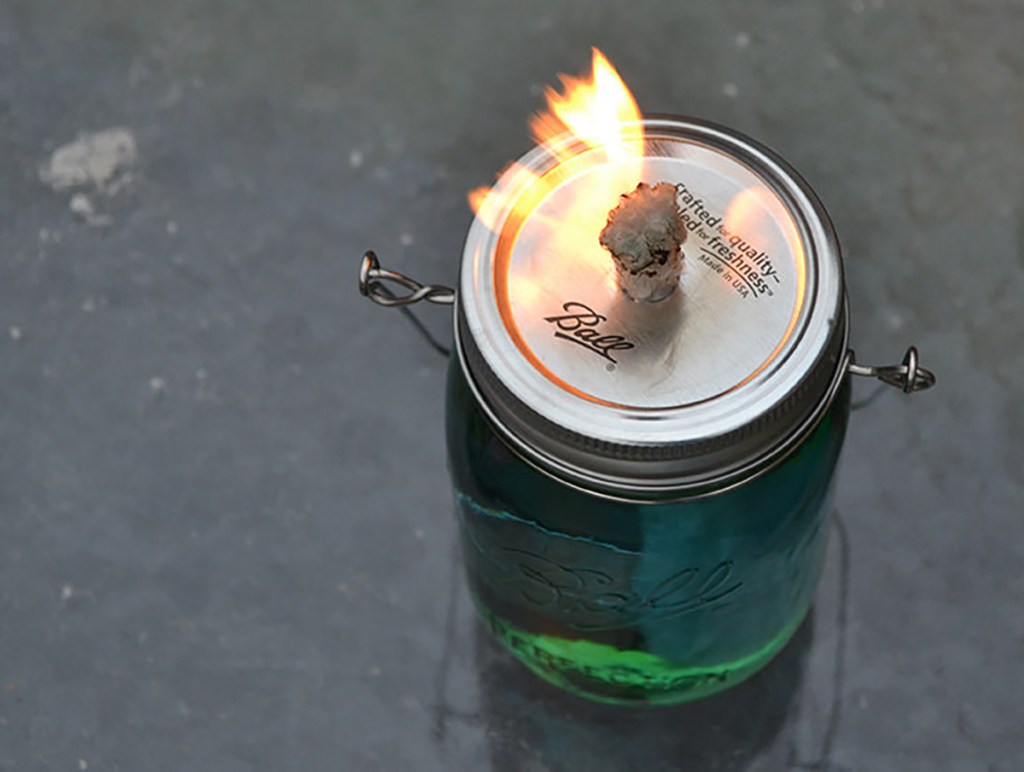 citronella mason jar candle diy