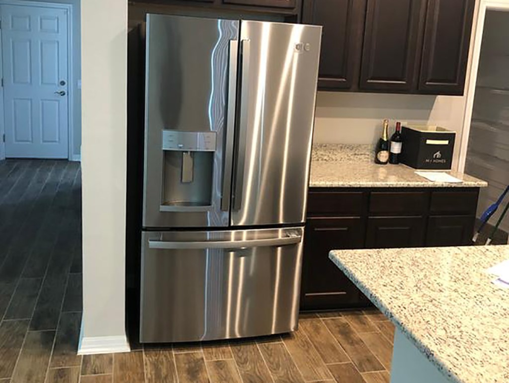 ge stainless steel fridge