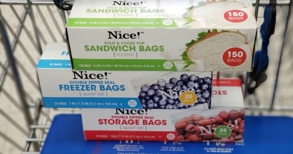 nice! storage, freezer and sandwich bags at walgreens