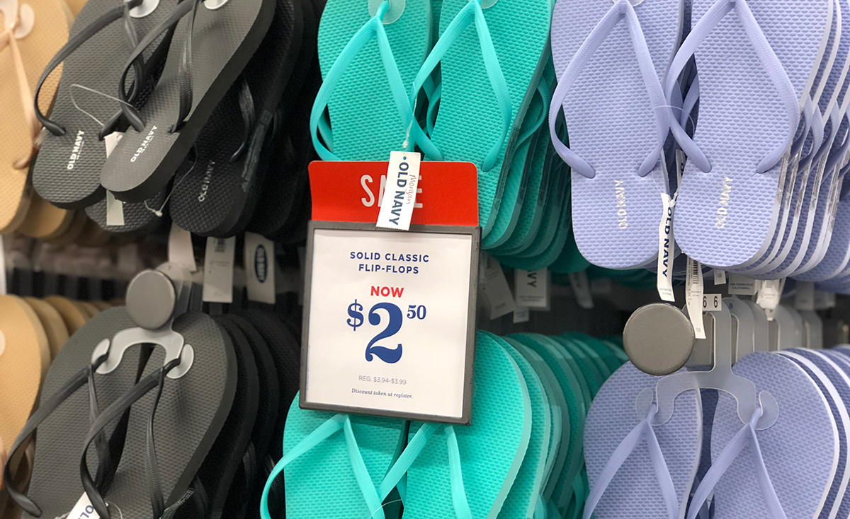 cheap flip flops — old navy flip flops on sale