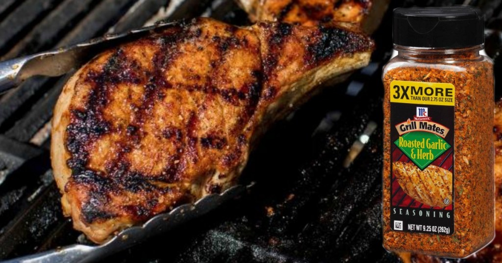 Pork chops made with mccormick seasoning