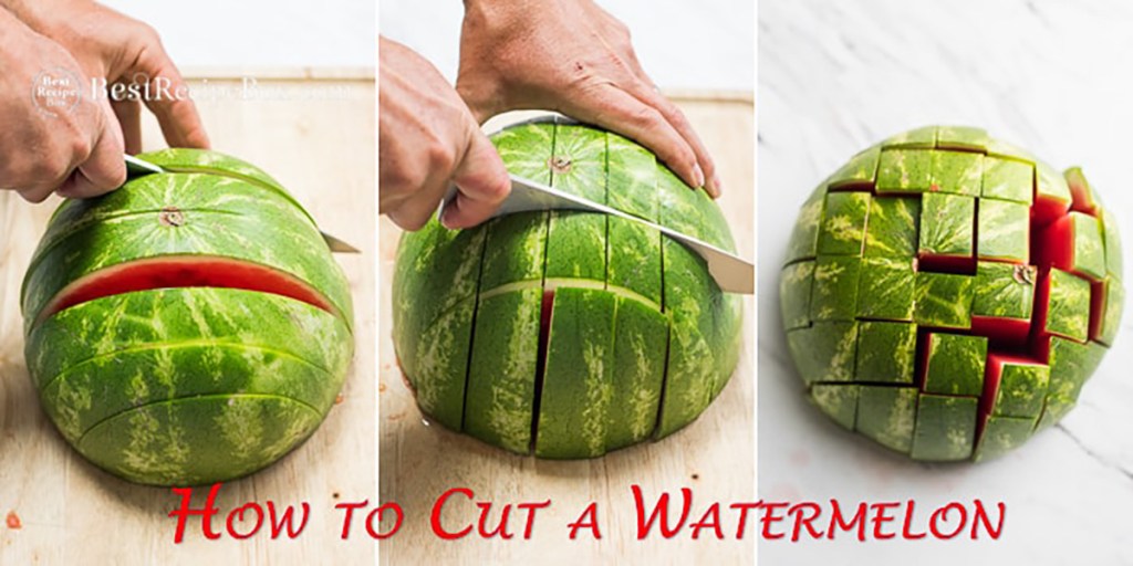 grid cutting watermelon trick