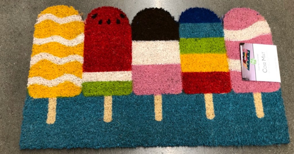 Huntington Home Ice Cream Coir Mat in ALDI Store