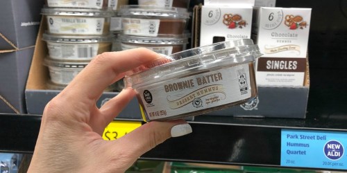 Have you Tried Brownie Batter or Vanilla Bean Dessert Hummus at ALDI? It’s Vegan & Gluten-Free