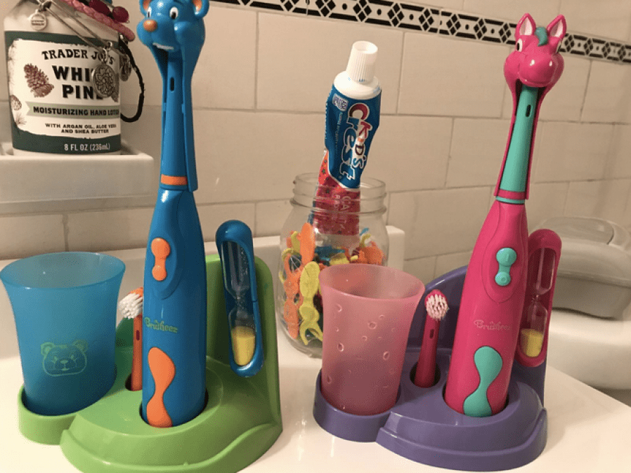 Brusheez Kid's Electric Toothbrush Set - Pepper the Dino