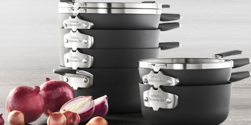 Calphalon Select Space Saving Cookware 9-Piece Set Only $229.99 Shipped + Get $30 Target Gift Card