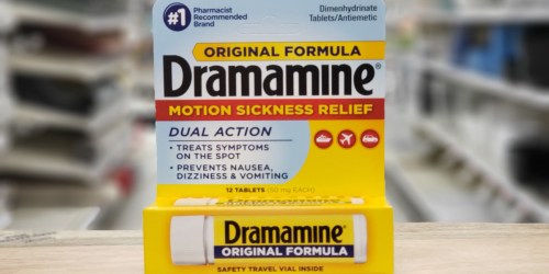 Dramamine Motion Sickness Relief Only $1.79 at Target (Regularly $4)