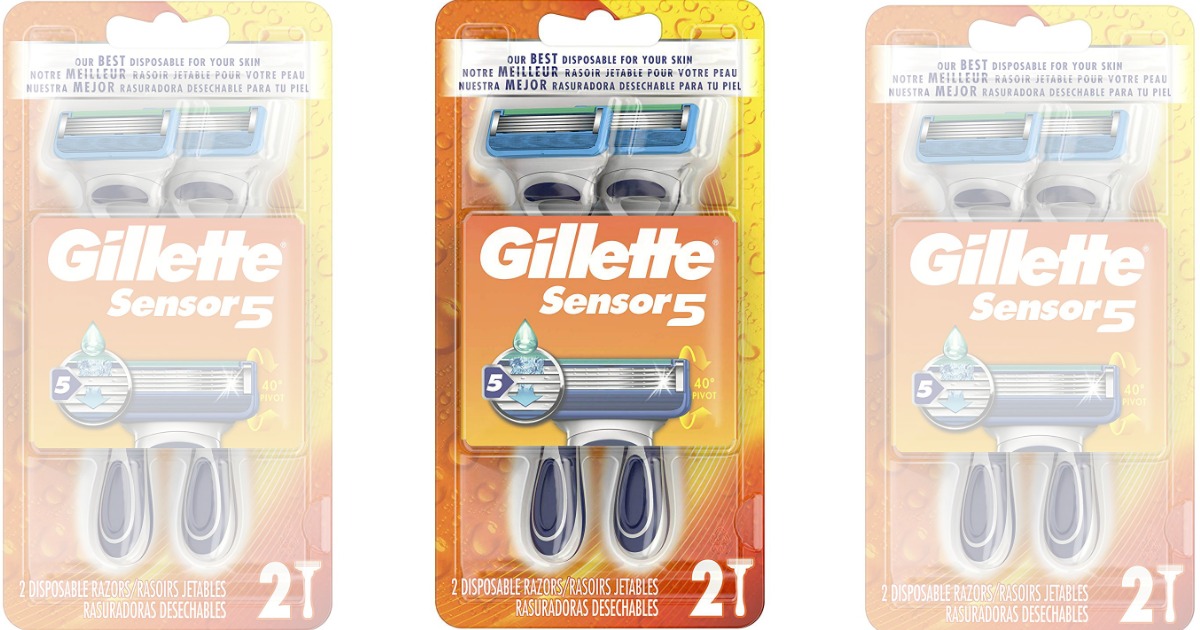 gillette sensor 5 2 pack