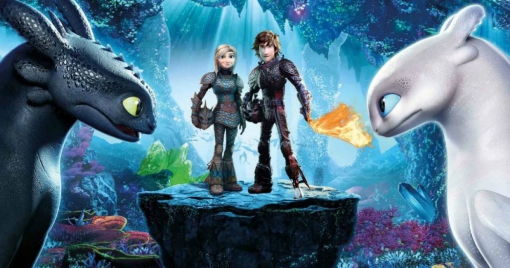 How to train your dragon movie screen clip