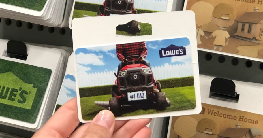 Lowes Gift Card with Dad