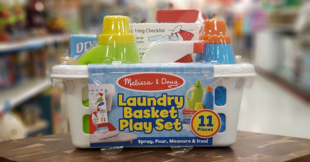 melissa & doug laundry play set target