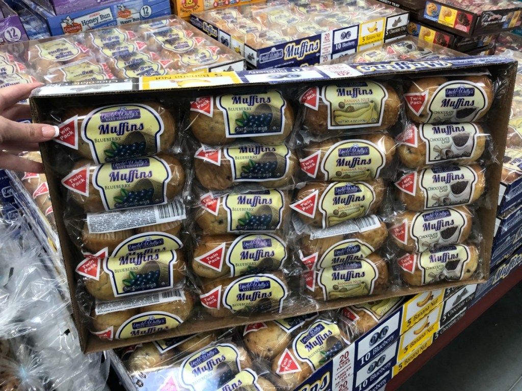 variety pack of muffins at Sam's Club