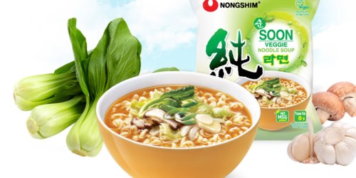 Amazon: NongShim Soon Veggie Noodle Soup 10-Pack Only $9.60 Shipped (Just 96¢ Each)