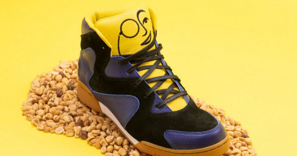 Mr. Peanut sneakers with peanuts