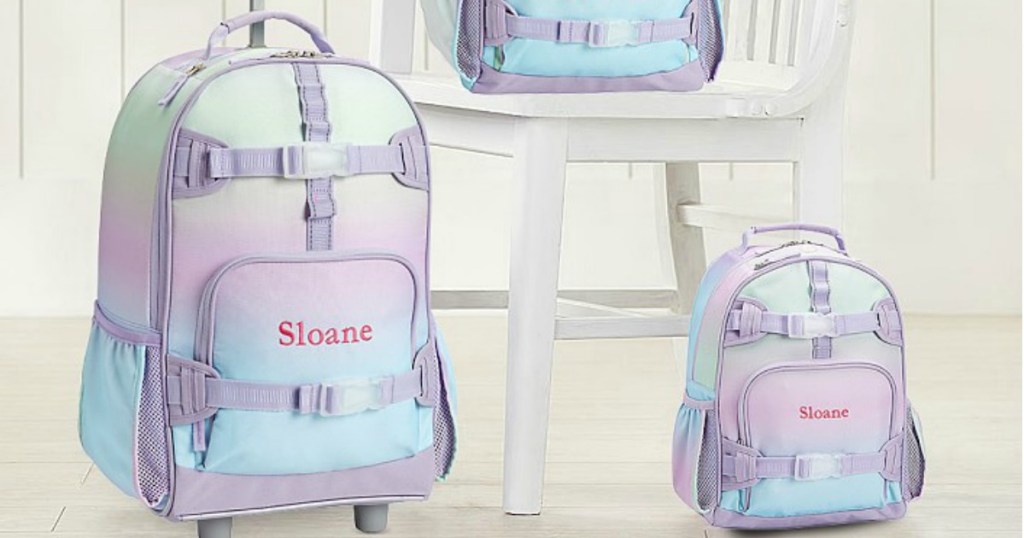 pottery barn kids ombre backpacks