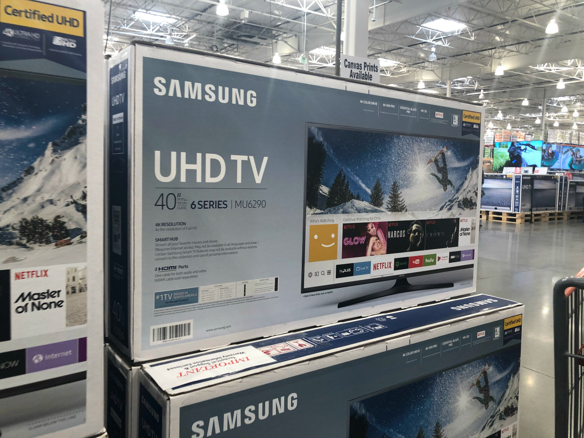 Samsung UHD TV at Costco