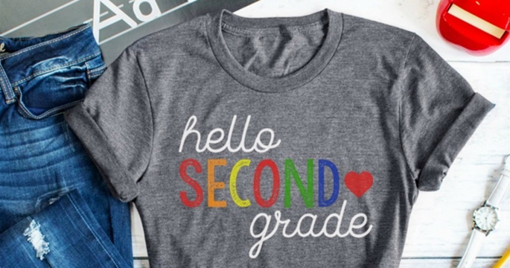 hello second grade shirt