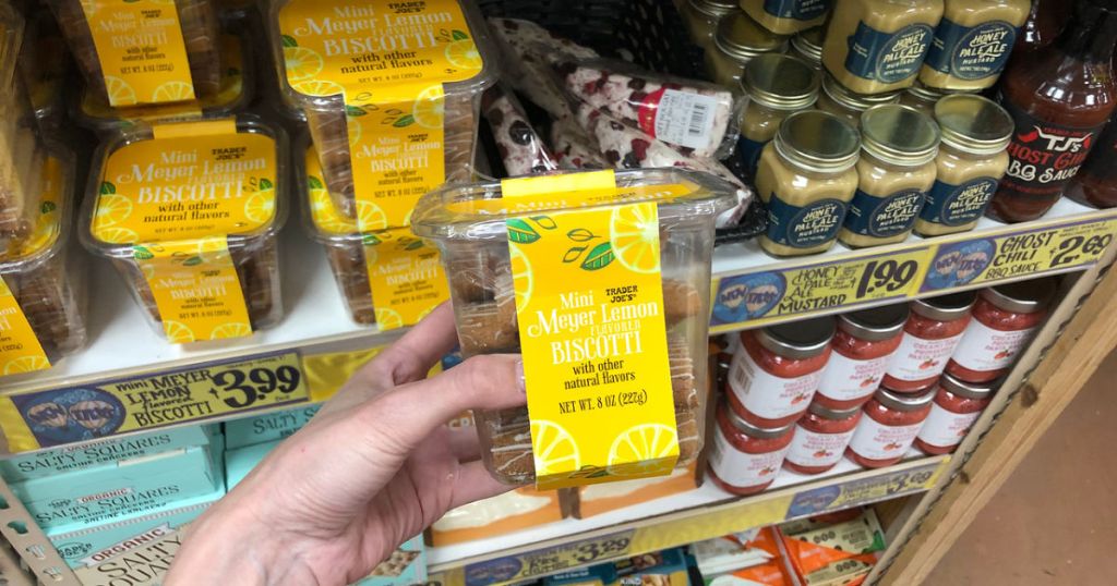 lemon biscotti at trader joes