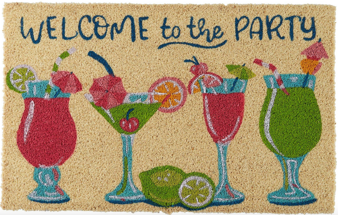 Margarita themed door mat