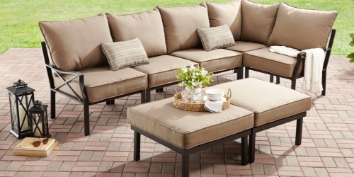 Mainstays 7-Piece Outdoor Sectional Set Only $375 Delivered (Regularly $700)
