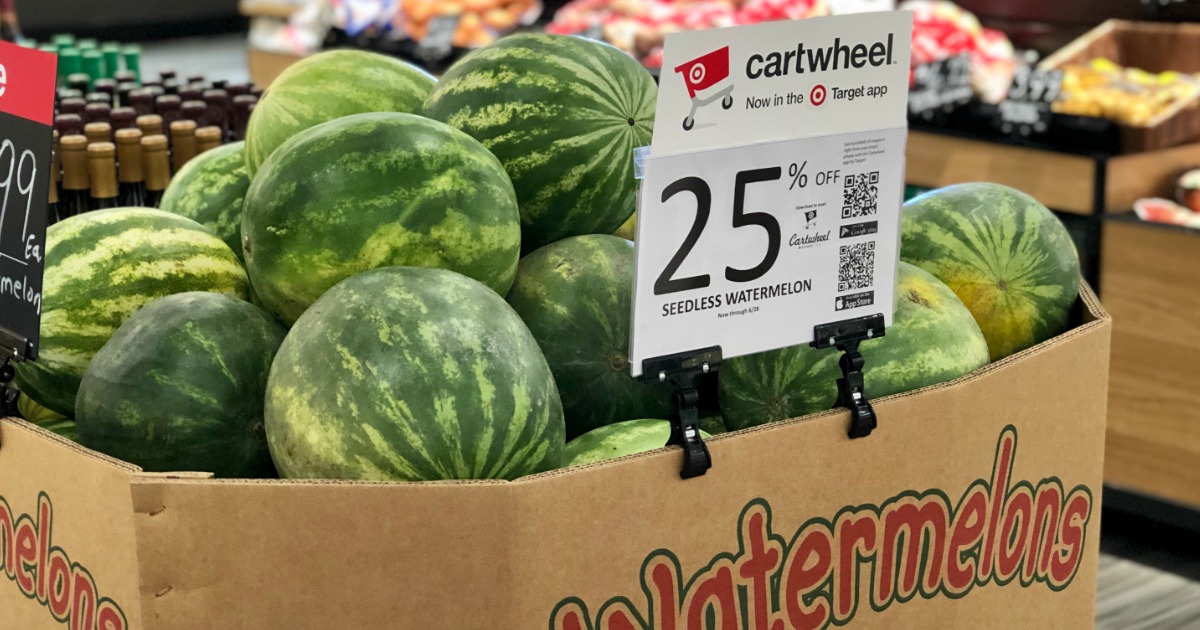 watermelons in cardboard box