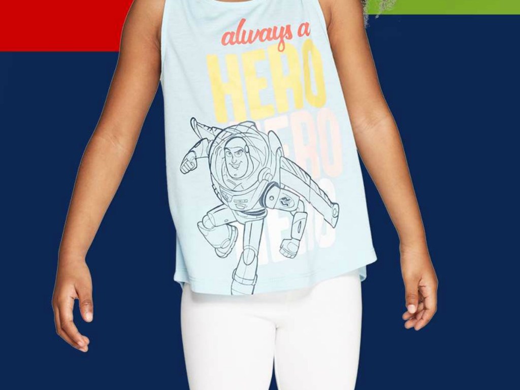 kid modeling always a hero target tee from toys story 4