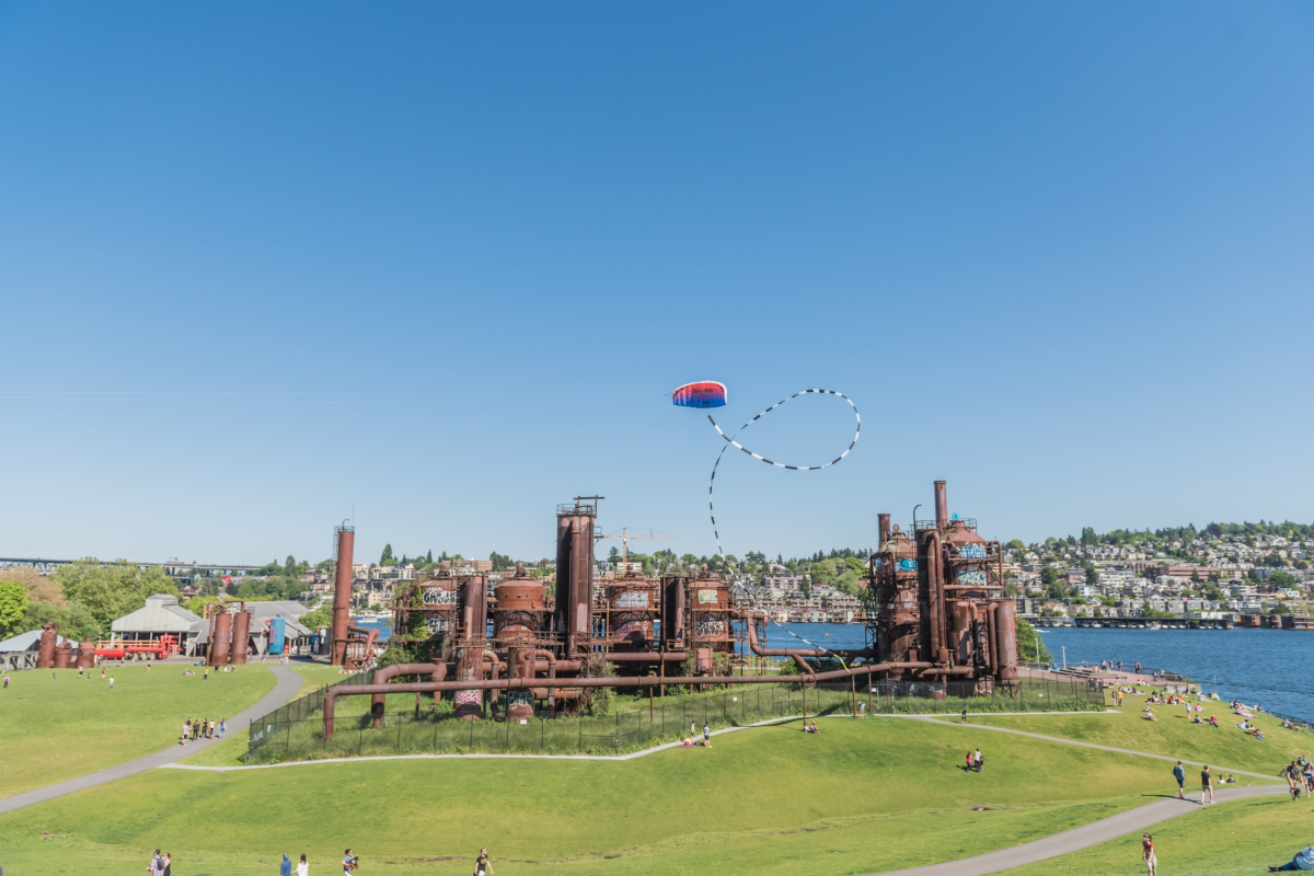 view of gas works park in seattle washington