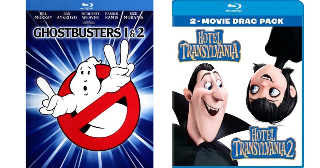 ghostbusters 1 & 2 and Hotel Translyvania