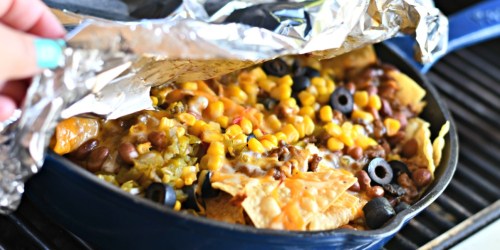 Easy Skillet Nachos (Perfect for Grilling and Camping)