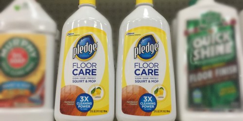 THREE Bottles of Pledge Hardwood Floor Cleaner Only $9 Shipped at Amazon