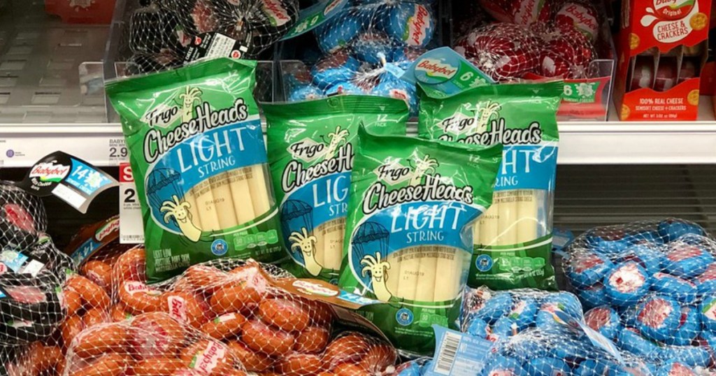 frigo cheese heads light string cheese at target