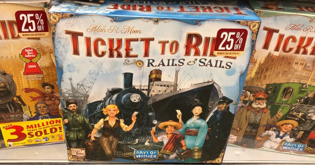 board game on store shelf