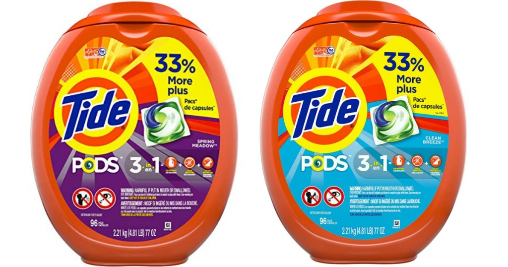 tide pods spring meadow and ocean breeze
