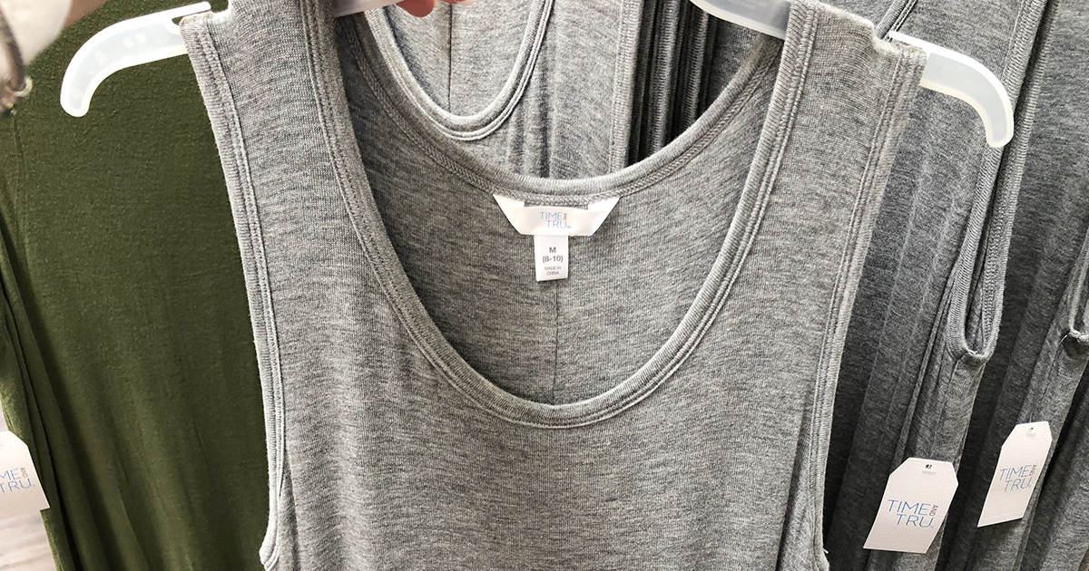 neckline of time and tru knotted maxi dress at walmart