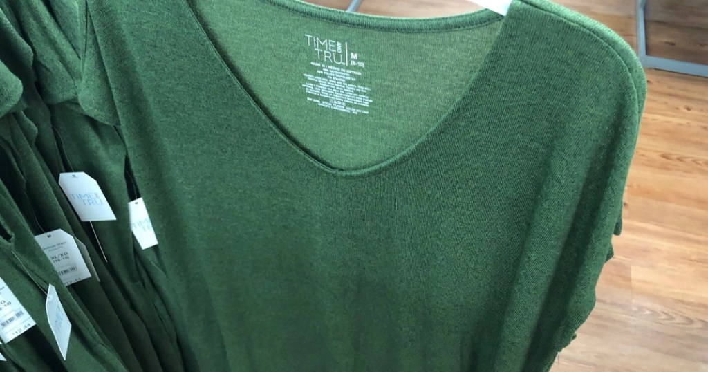 green dress on hanger