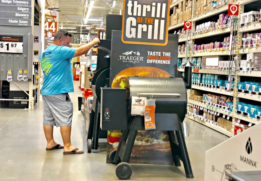 traeger grills at home depot