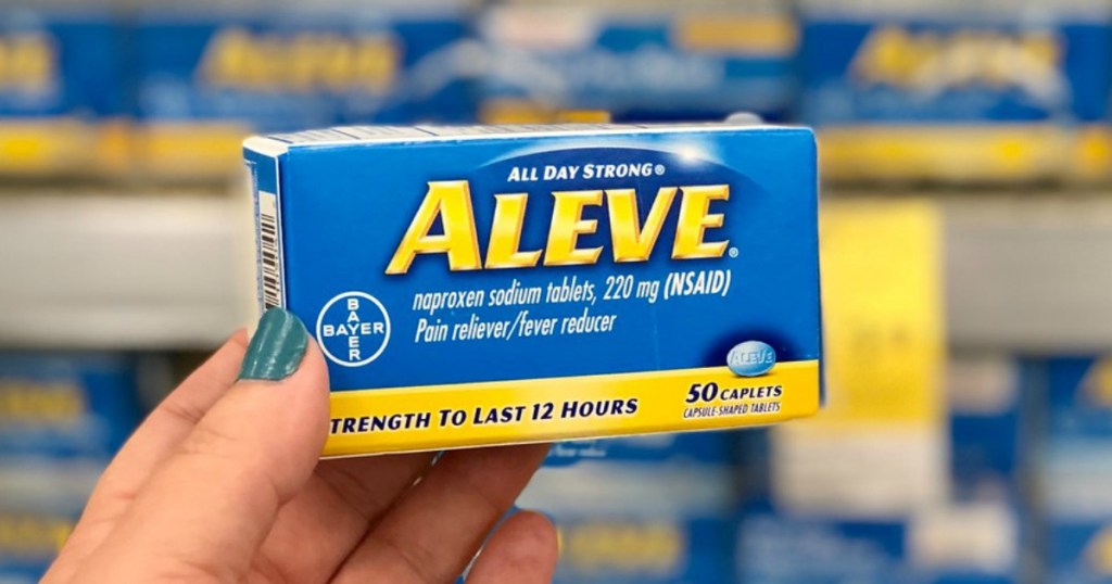 aleve pain relief caplets at walgreens