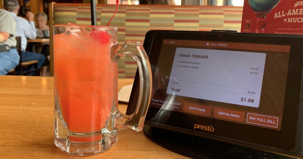 Applebee’s Malibu Dollarmama