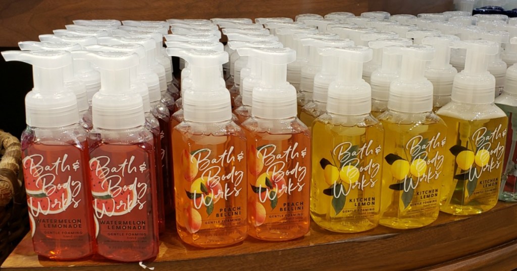 Bath & Body Works hand soaps